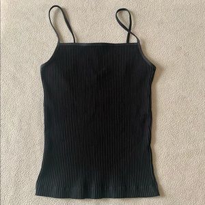 Wilfred black rubbed tank top size XS